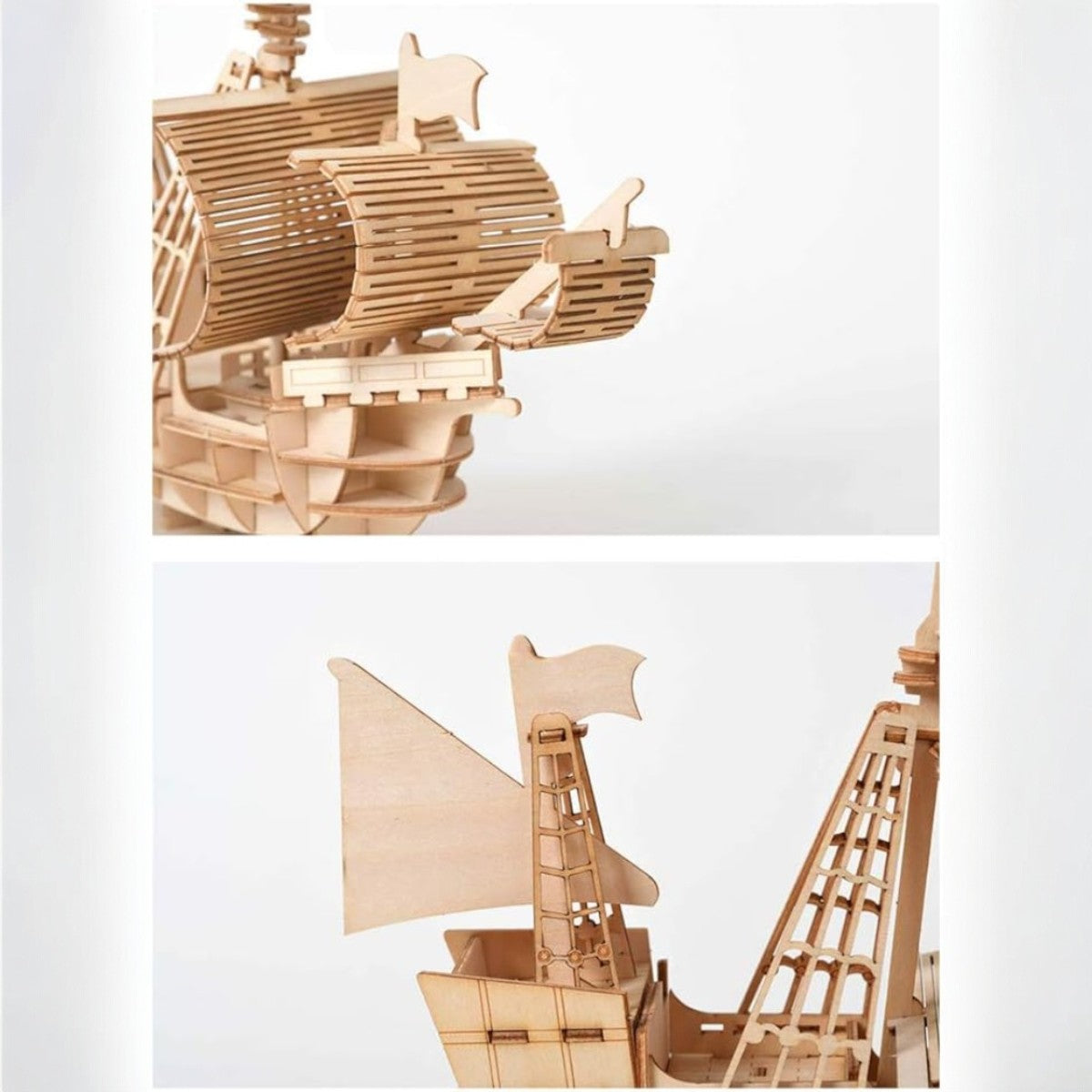 Puzzle 3D en Bois - WoodGenius™ - Bateau
