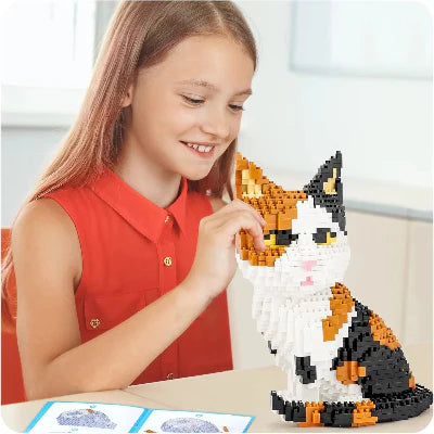 Bloc de Construction - BrickPets™ - Chat Calico