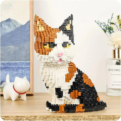 Bloc de Construction - BrickPets™ - Chat Calico