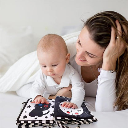 livre pour enfant animaux noir blanc