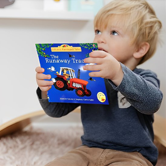 livre pour enfant tracteur