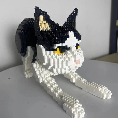 Bloc de Construction - BrickPets™ - Chat Tuxedo