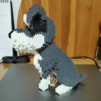 Bloc de Construction - BrickPets™ - Schnauzer
